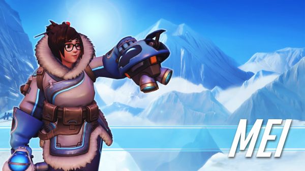 Videopelit,anime,Overwatch,mei Overwatch,Blizzard Entertainment,Mei Ling Zhou