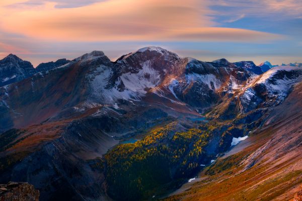 berg-,pieken,hemel,mooi landschap