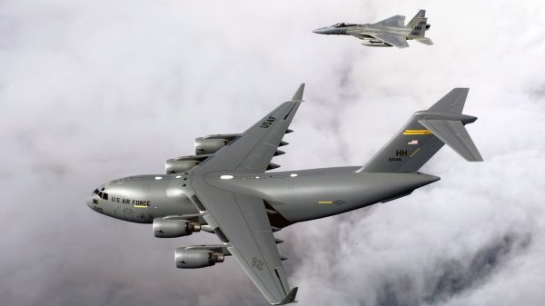 1920x1080 px,airplane,F 15 Eagle,jets,military aircraft,C 17 Globmaster