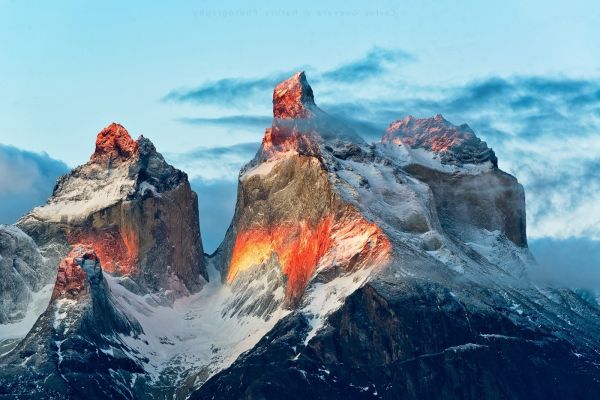 luz de sol,paisaje,rock,naturaleza,amanecer,Pico nevado