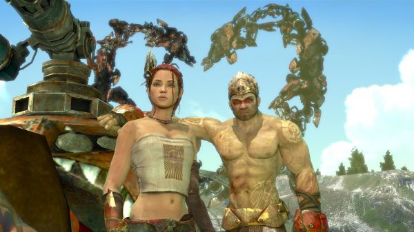 Enslaved Odyssey para o Ocidente,Teoria do ninja,videogames,Meninas de jogos de vídeo,Captura de tela,Sem camisa