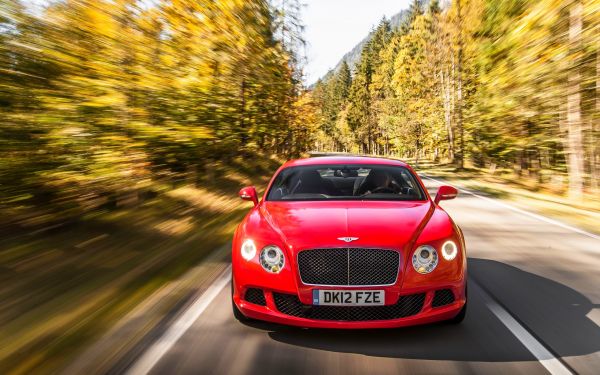 Bentley,Continentale,GT,movimento,velocità