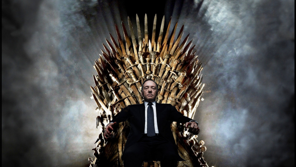 Kevin Spacey,House of Cards,Frank Underwood,Game of Thrones,crossover,Iron Throne