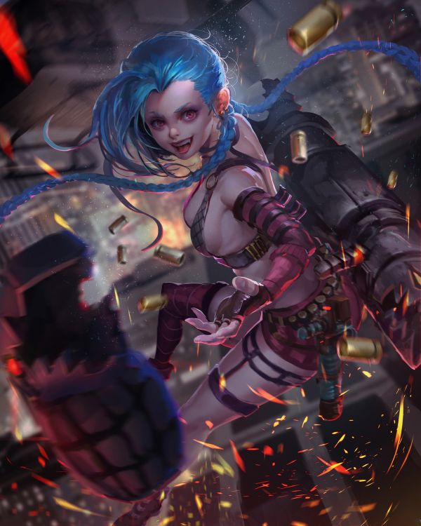 League of Legends,Jinx,gun