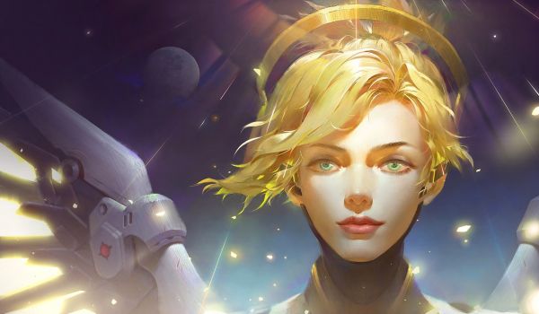 Mercy Overwatch,Overwatch,1920x1122 px