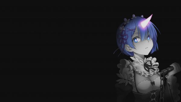 simple background,dark background,black background,selective coloring,anime girls