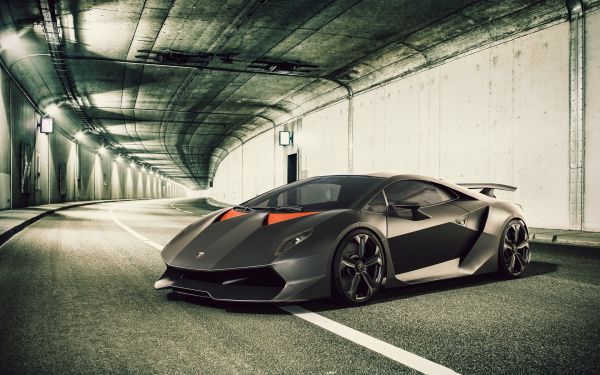 carro,veículo,Lamborghini,Lamborghini Gallardo,Carro esportivo,túnel