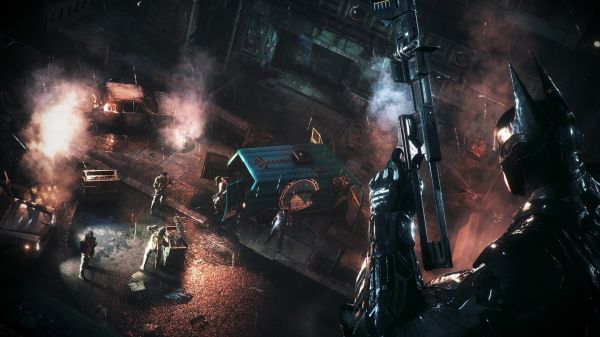 1920x1080 px,pálkar,Batman Arkham Knight,Gotham City,video hry