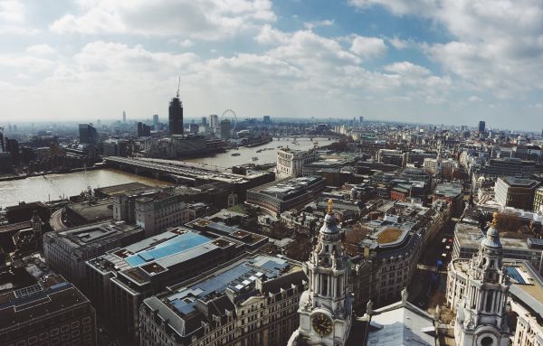 London,kota,Cityscape,bangunan,air,langit