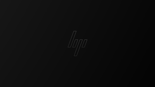 minimalisme,merke,Hewlett Packard,svart bakgrunn,logo