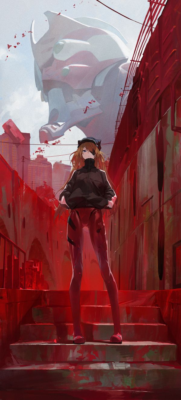 Neon Genesis Evangelion,animeflickor,anime,Evangelion 2 0,Asuka Langley Soryu