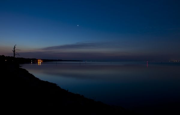 USA,woda,noc,wschód słońca,Nikon,Wasser