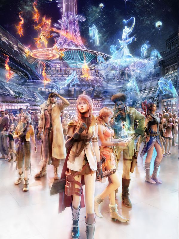 Claire Farron, Final Fantasy, Final Fantasy XIII, Hope Estheim, Oerba Dia Vanille, 3900x5200 px