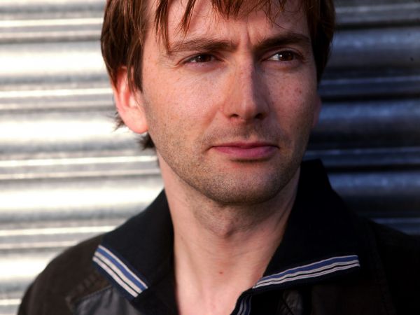 David Tennant, pensativo, cara, close up brunette