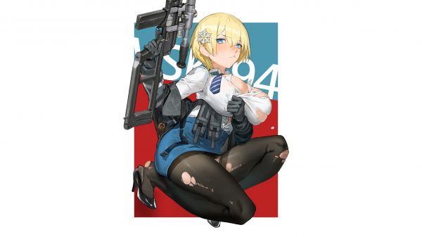 Момичета Frontline,tommy830219,vsk 94 girls frontline,оръжие,пистолет,чорапогащник