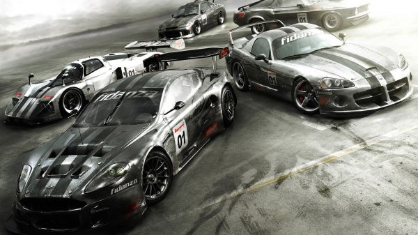 bil,1920x1080 px,Aston Martin,Aston Martin DBR9,Dodge Viper SRT10,Ford