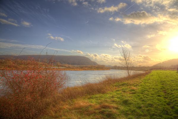 vinter,lys,solnedgang,himmel,Sol,natur