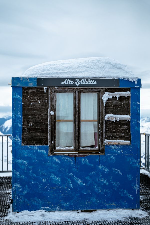 snö,zugspitze,kall,österrike,byggnad,blå