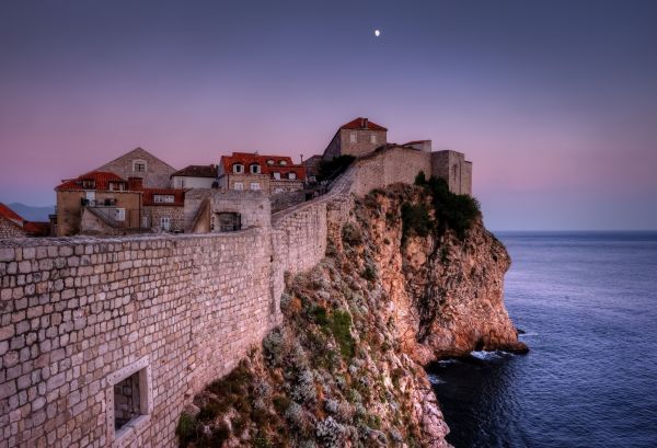 die Architektur, Kroatien, Dubrovnik, 2048x1397 px, Abend, Horizont