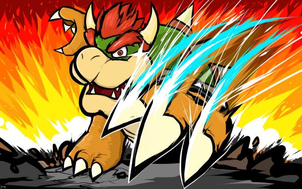 bowser,Mario Bros,super Mario,1600x1000 px,ishmam,Koop