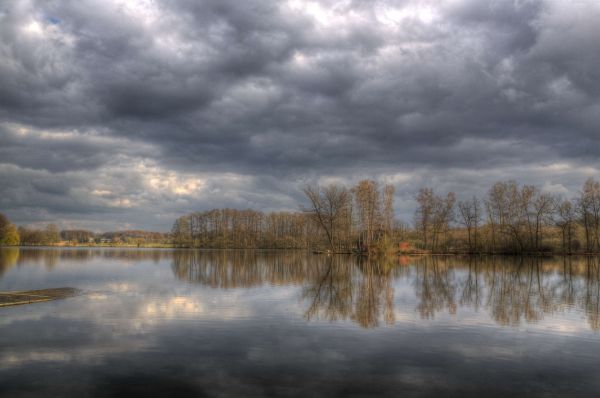 slunečnímu záření,stromy,krajina,západ slunce,jezero,voda