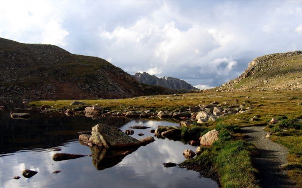 paysage,mer,Roche,colline,Lac,eau