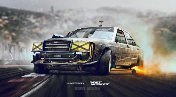 drift,drift raket,1920x1065 px,Adobe Photoshop,auto,Mercedes Benz