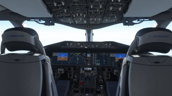 Flugsimulator,Microsoft Flight Simulator,Microsoft Flight Simulator 2020,Flight deck,Boeing 787,Cockpit