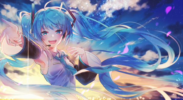 Anime,Chicas anime,Vocaloid,Hatsune Miku,cielo