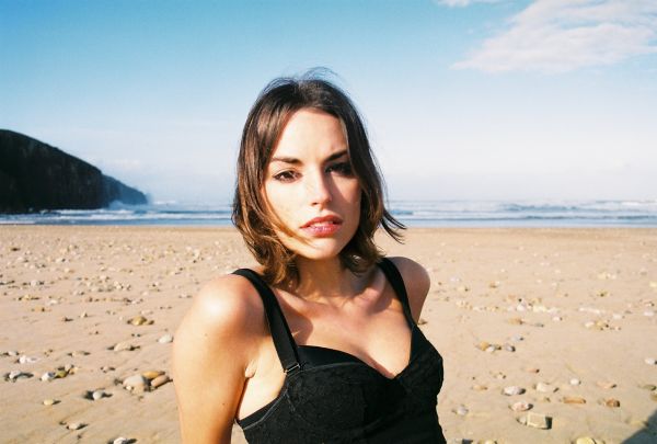 Couleur,film,fille,rouge,mer,plage