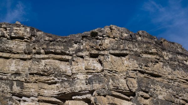 mountain view, Chmury, mountain top, Rock wall