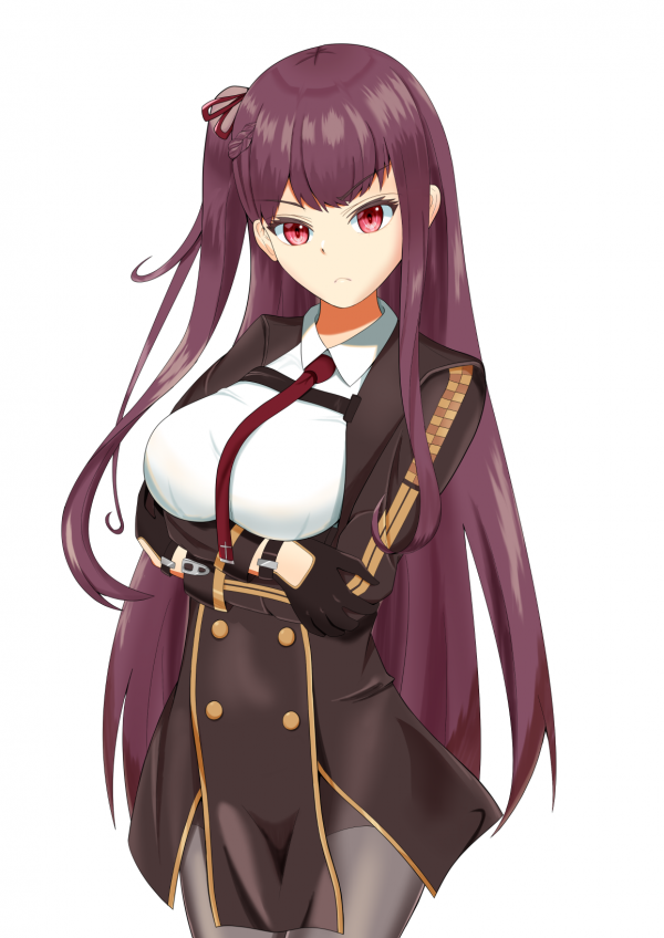 Anime, Meninas anime, Meninas Frontline, WA2000 Girls Frontline, cabelo longo, long sleeves