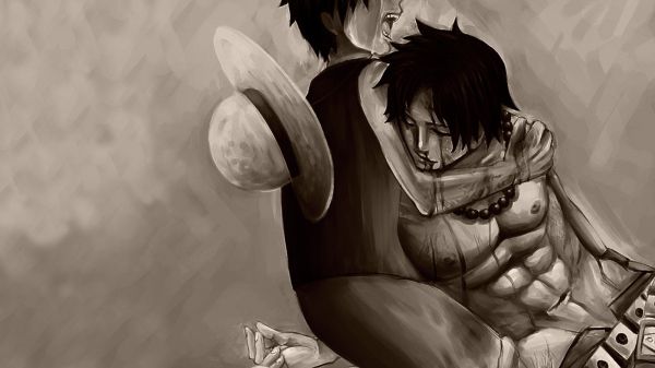 ลิง D Luffy,หนึ่งชิ้น,Portgas D Ace,1600x900 px