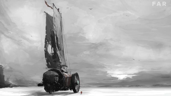 FAR Lone Sails,Video Game Art,videojuegos