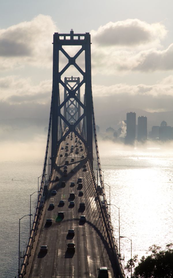 teluk,Bay Bridge,jembatan,2400x3840 px,awan-awan,tampilan potret