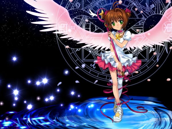 anime,vinger,Card Captor Sakura,Kinomoto Sakura,Moonknives,illustration