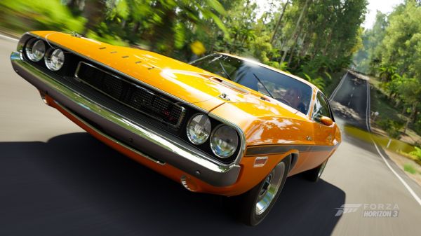 Araba,Araç,Plymouth Barracuda,video oyunları,Forza ufuk 3,Kaçma meydan okuyucusu