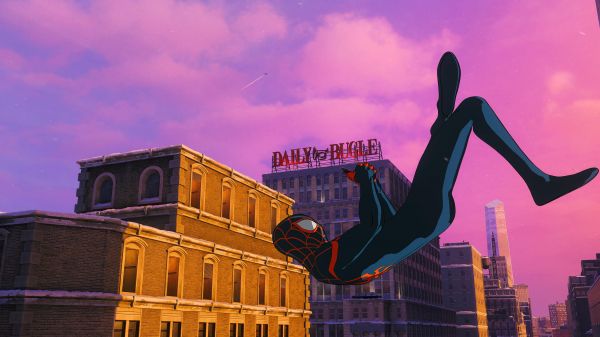 edderkopp mann,miles Morales,by,New York City,Spiderman Miles Morales,skyskraper