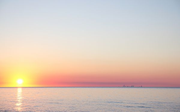 mare,tramonto,orizzonte,crepuscolo