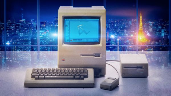 Buhar dalgası,Macintosh,Tokyo Kulesi,Tokyo,Lens parlaması,Işıklar