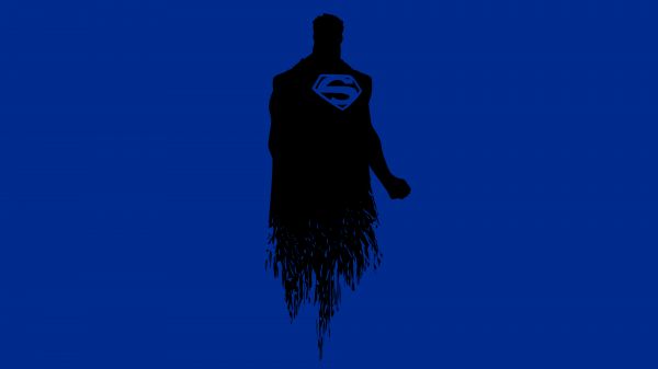 Minimalisme,DC Comics,silhouette,Superman