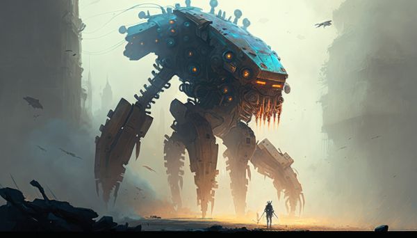 ai art,illustration,konceptkonst,robot