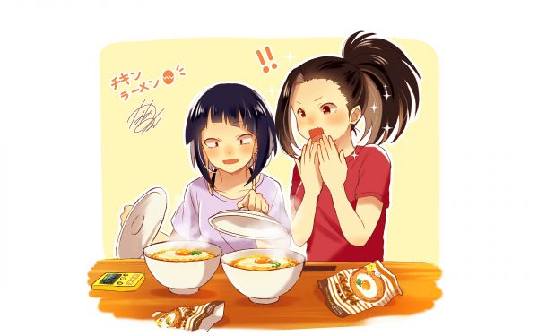 漫画,ジェスチャー,フード,食器,共有,food craving