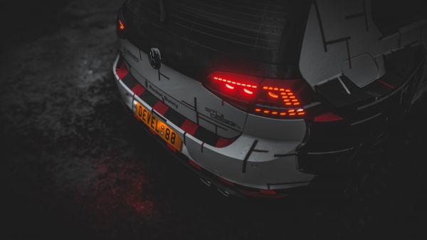 computerspil,bil,golf 7,Golf 7 r,Forza Horizon 4,Volkswagen Golf