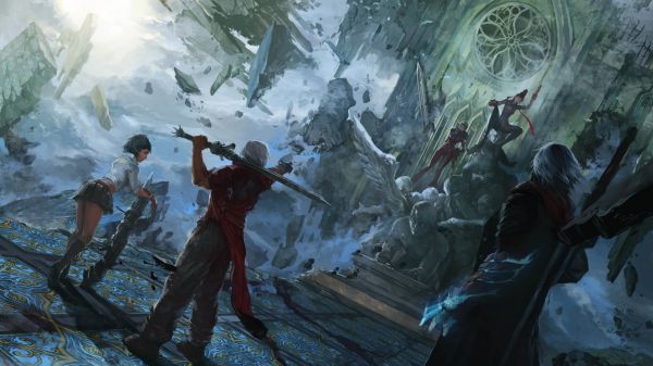 Nghệ thuật tưởng tượng, Devil May Cry, Bayonetta, Thần thoại, Ảnh chụp màn hình, 1920x1080 px