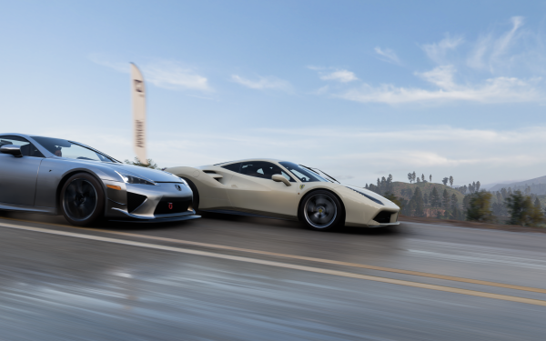 Forza Horizon 5, Ferrari, ภาพหน้าจอ, วีดีโอเกมส์, มุมมองด้านข้าง, CGI