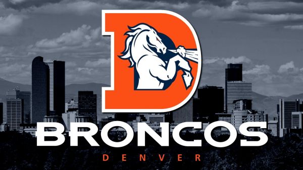 Denoks broncos,Denver,Colorado,NFL,Sztuki fanów,sylwetka na tle nieba