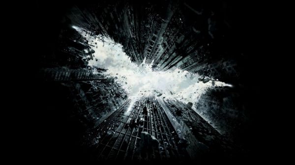 Batman,DC-Comics,1600x900 px,Batman-Logo,schwarzer Hintergrund,Wolken