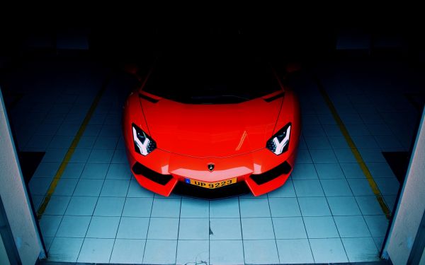 Araba,Araç,Spor araba,Lamborghini,Lamborghini Aventador,Kırmızı araba