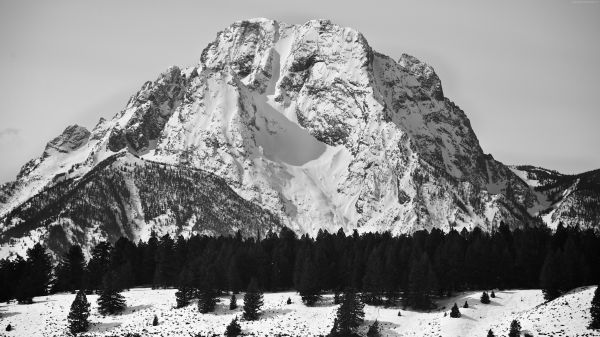 paysage,Montagnes,la nature,blanc,Monochrome,Roche